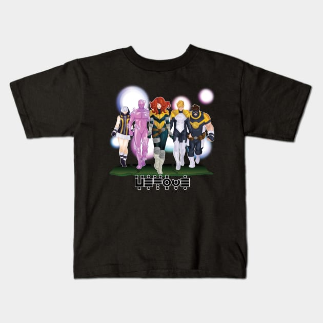 The Five Kids T-Shirt by carcrashcarlos